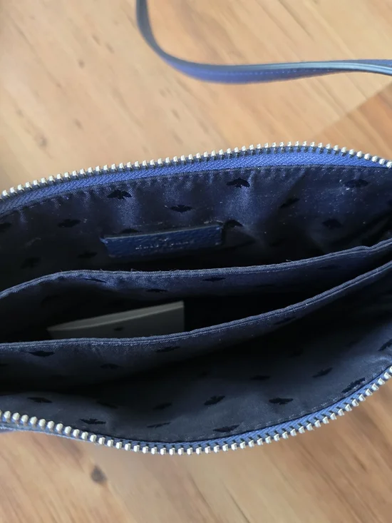 Kate Spade Blue Suede Crossbody Bag - Picture 5 of 13